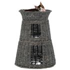Cesta con cojines de sauce para gatos color Gris, , large image number null