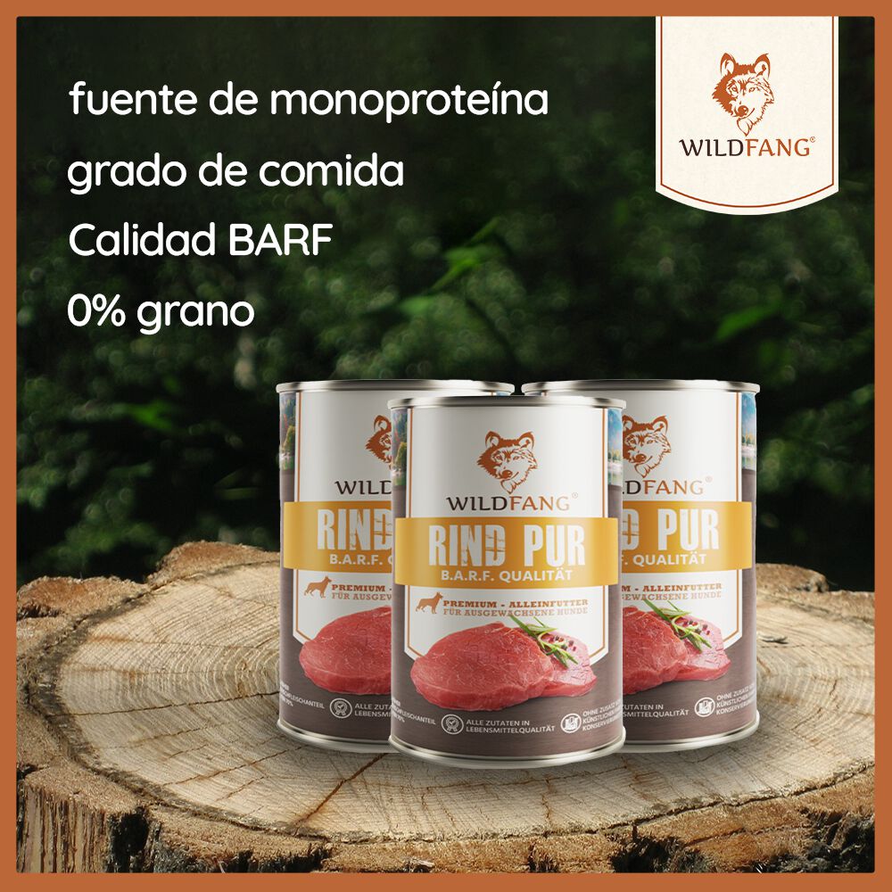 Wildfang Menú Barf Carne Pura para perros thumbnail