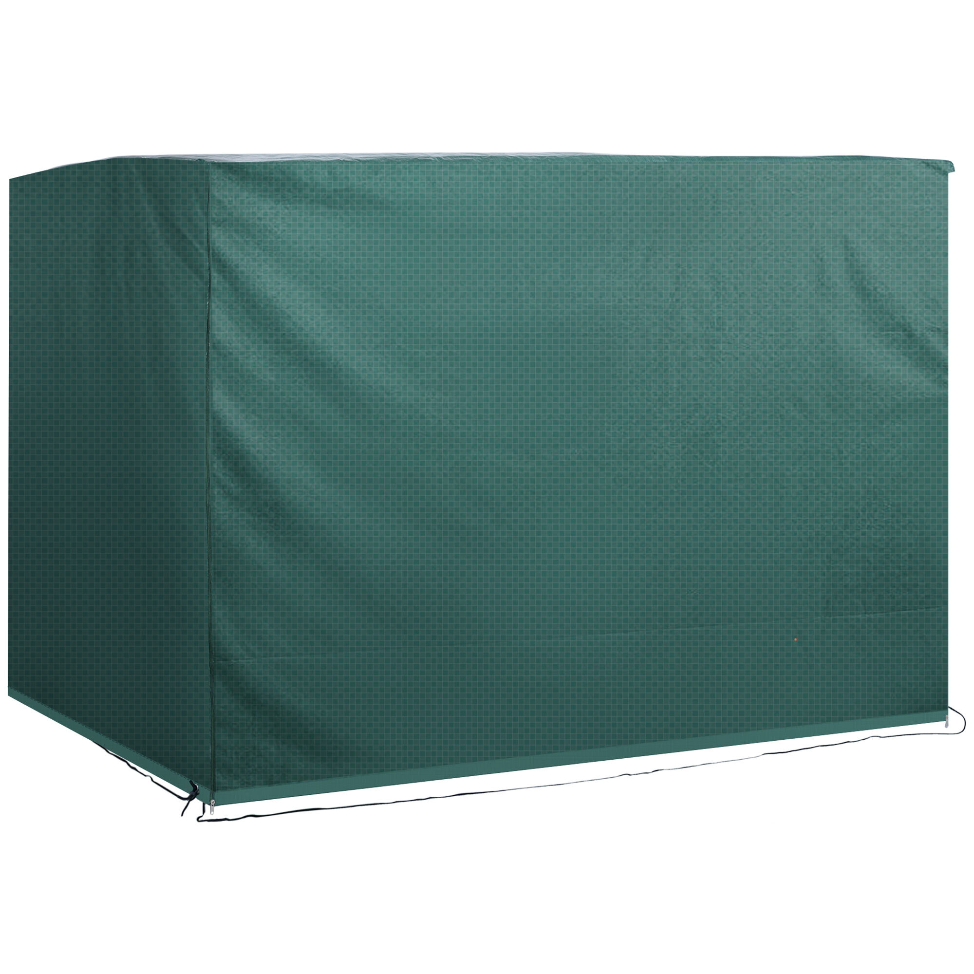 Outsunny Funda Protectora para Columpio Balanc&iacute;n de Jard&iacute;n de 3 Plazas 215x155x150 cm Impermeable con Cremallera Cubierta de Muebles Exterior Antipolvo Antiviento Verde, , large Imagen numero 1