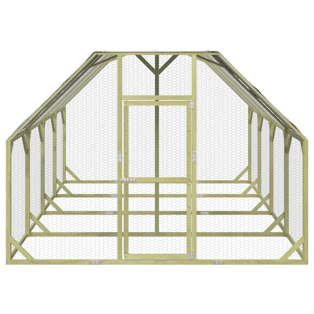 VidaXL Gallinero exterior madera thumbnail