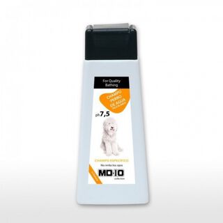 MD-10 Champú Hidratante vegano para perro de Agua Español Blanco