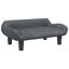 vidaXL Cama para perros de terciopelo gris oscuro 70x40x24 cm, , large indicador imagen numero 1