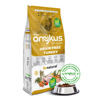 Amykus Grain Free Turkey pienso de pavo para perros