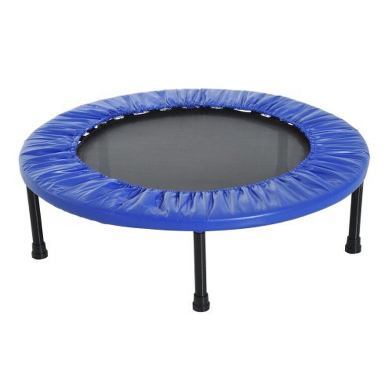 Cama elástica trampolín HomCom color Azul Oscuro, , large image number null