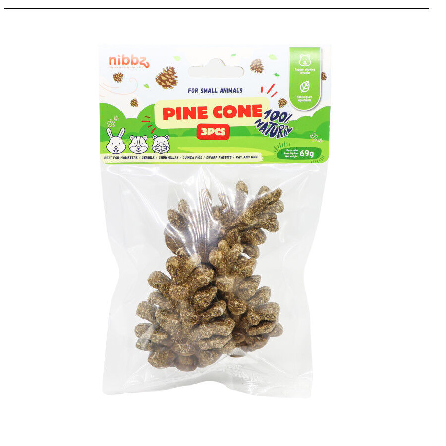 Nibbz Cono de Pino complemento alimenticio para Roedores