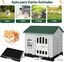 COSTWAY Casa para Perros Plegable de Pl&aacute;stico, Refugio para Mascotas Resistente a la Intemperie con Bandeja de Inodoro, Puerta con Cerradura, Techo Inclinado, Jaula de Interior Exterior para Cachorros Gatos, , large indicador imagen numero 5