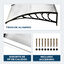 Outsunny Tejadillo de Protección contra Sol y Lluvia para Puertas Ventanas, , large indicador imagen numero 5