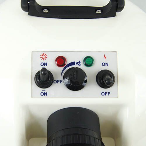 Expulsor y secador profesional Ib&aacute;&ntilde;ez 2-FORCE, m&aacute;xima potencia, con dos motores y resistencia de calor, regulador de velocidad, , large Imagen numero 2