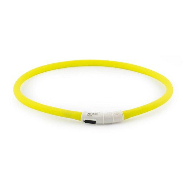 Collar con halo de seguridad de visión nocturna recargable con USB color Amarillo, , large image number null
