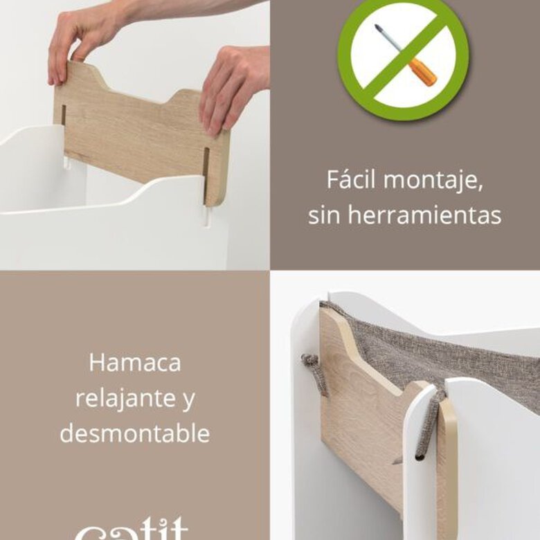 Cama para gatos Catit Vesper Cabana color blanco, , large image number null