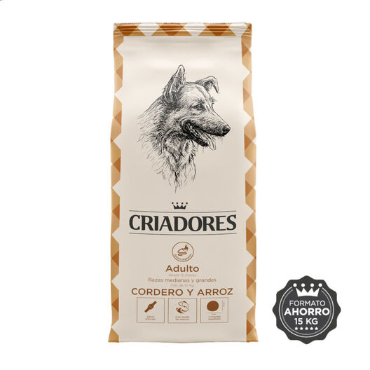 Ownat PIENSO sin cereales de Cordero para CACHORROS de PERRO 3 kgs