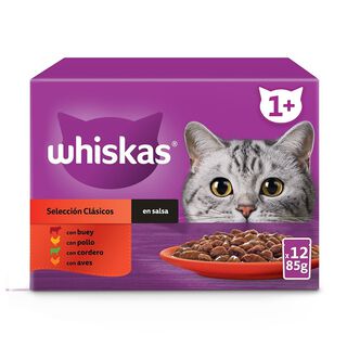 Whiskas Selección Clásicos Sobre en Salsa para gatos - Multipack