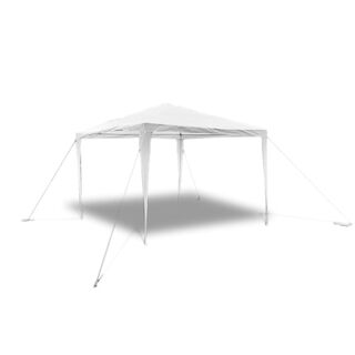 VidaXL Carpa cenador blanca para jardín