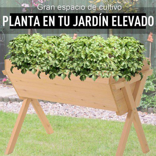 Huerto urbano de madera color Madera Natural, , large Imagen numero 4