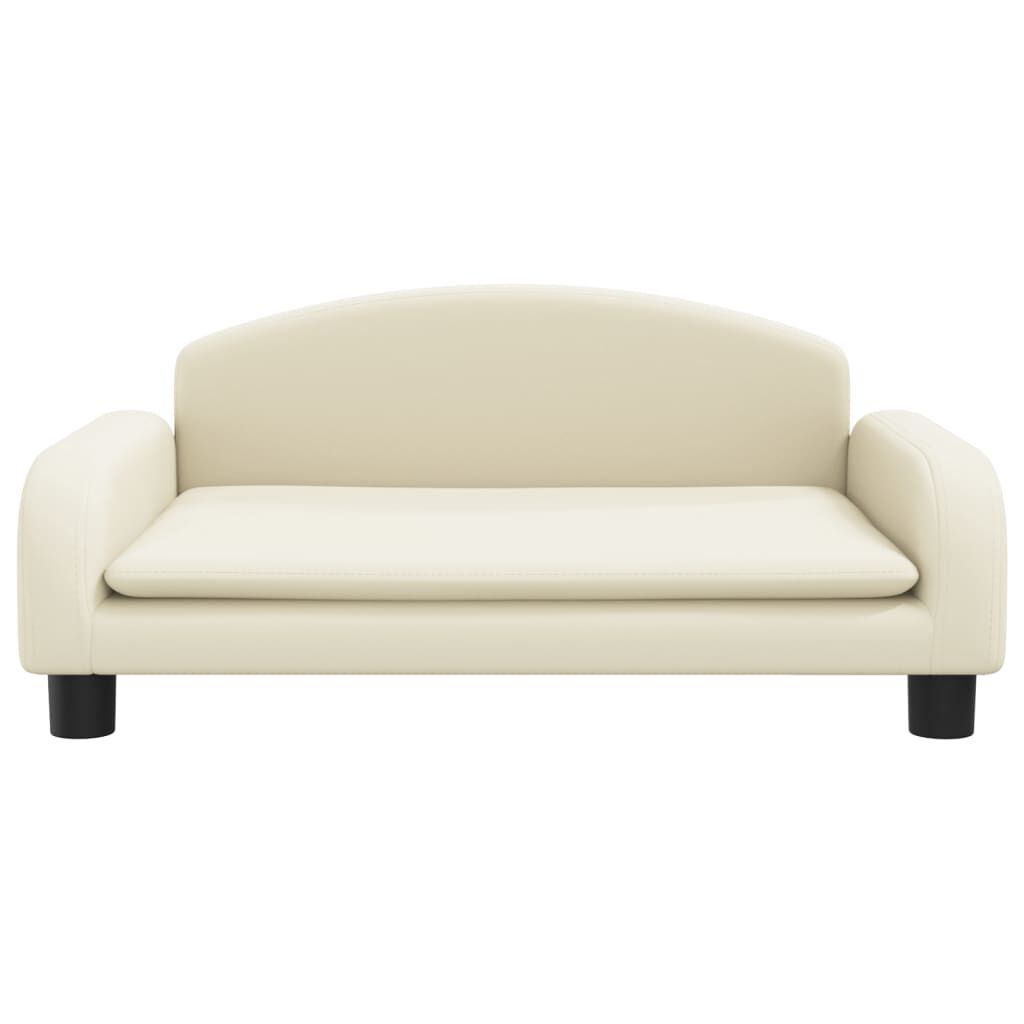 vidaXL Cama para perros de tela crema 50x40x30 cm Tiendanimal