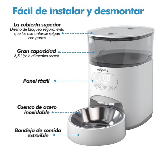 Edipets juguete interactivo con dispensador de comida para perros