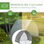 PawHut Gallinero para Exterior 304x560x220 cm Gallinero para Gallinas de Acero Galvanizado Cubierta de Tela Oxford Resistente a los Rayos UV e Impermeable para Patio Plata, , large indicador imagen numero 4