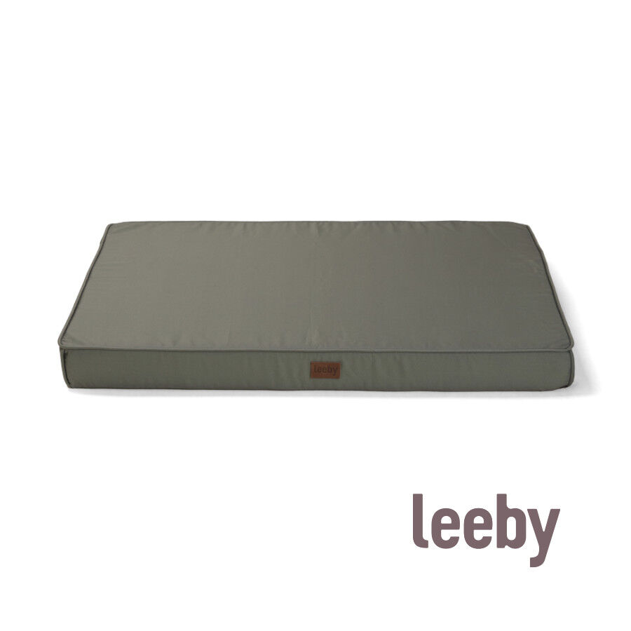 Leeby colch&oacute;n viscoel&aacute;stico caqui para perros, , large Imagen numero 2