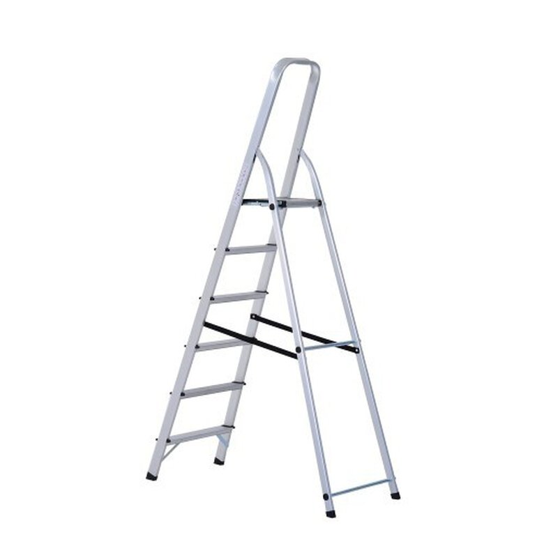 Escalera de aluminio Homcom color Plateado, , large image number null