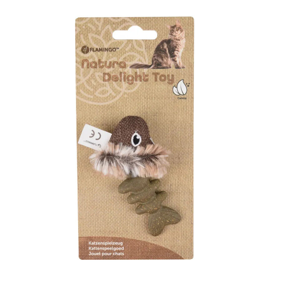 Flamingo Natura Delight Pez con Catnip para gatos thumbnail