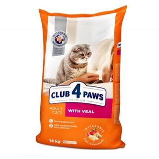 Club 4 Paws Pienso seco para gatos Ternera