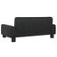 vidaXL Cama para perros de cuero sintético negra 70x45x30 cm, , large indicador imagen numero 4