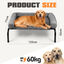 Nobleza Cama Elevada Sof&aacute; para Perros (XL-122*71*32cm) - Cama 2 en 1 Invierno/Verano con Coj&iacute;n de Felpa Desmontable, Cama T&eacute;rmica y Transpirable para Exterior e Interior, Gris, , large indicador imagen numero 3