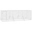 vidaXL Perrera de exterior acero galvanizado plateado 4x4x2 m, , large indicador imagen numero 33