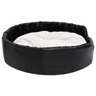 Vidaxl sofá con cojín lavable negro y blanco para mascotas, , large image number null