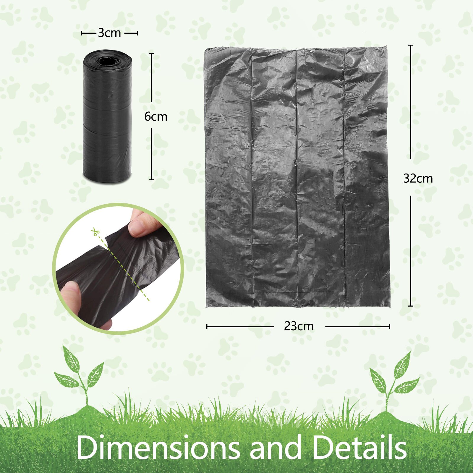 Nobleza Bolsas Caca Perro, 1080 Unidades Bolsas Excrementos Perros, Extra Grueso, Fuerte y a Prueba. 12 Rollos por Pack, 72 Rollos , 5 Colors, , large Imagen numero 2