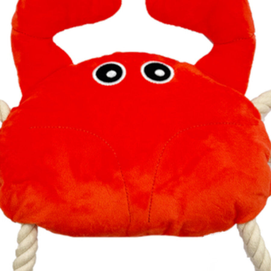 Tootoy! Comfort Fresh Crab peluche con cuerda para perros, , large Imagen numero 4