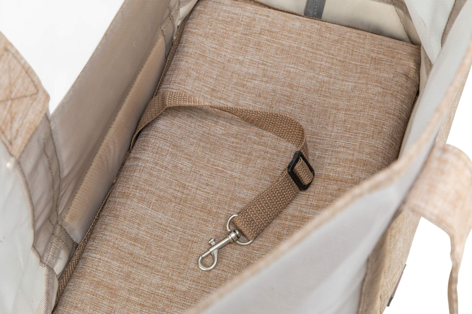 Bolsa Mar&iacute;a, 53 &times; 30 &times; 20 cm, arena, , large Imagen numero 3