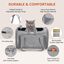 Nobleza Transportin Gato Perro Extensible， Bolsa de Transporte para Mascotas Plegable Transpirable， Aerolínea Aprobada con Correa de Hombro Ajustable +Tazón Plegable, , large indicador imagen numero 5