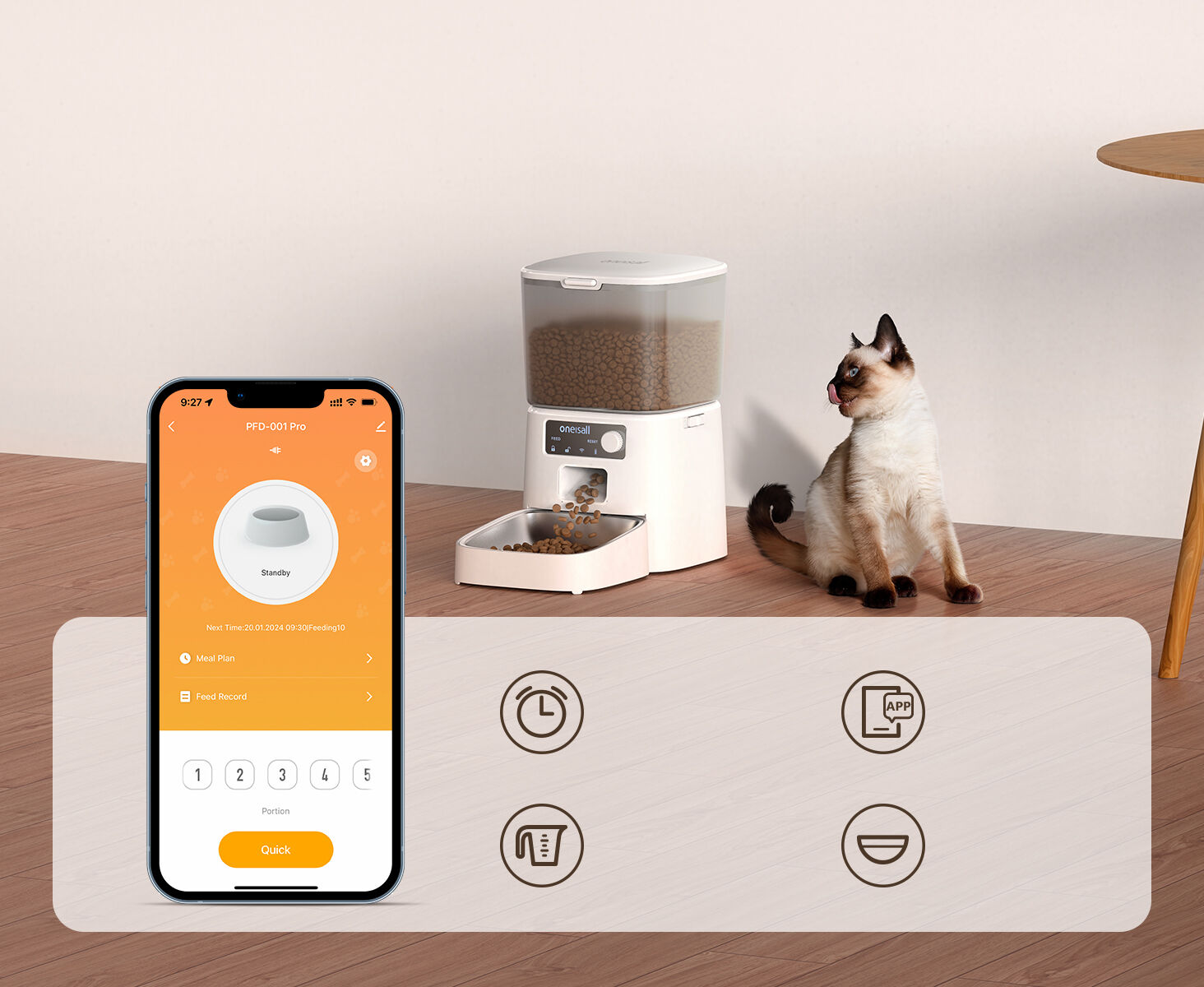 Oneisall Smart Pet Bowl PFD-001 Pro CW15010, , large Imagen numero 5