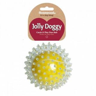Pelota de tenis con pinchos Jolly Doggy color Amarillo