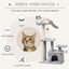 PawHut Rascador para Gatos Gris Claro, , large indicador imagen numero 4