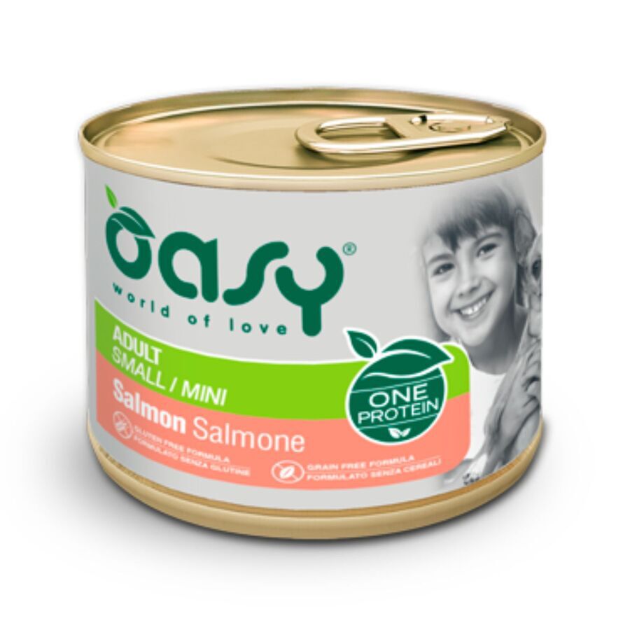 OASY PERRO LATA ADULT M/L SALMON 400G, , large Imagen numero 2
