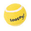 Tootoy! Chase Squeaker Ball Amarilla pelota de tenis para perros, , large indicador imagen numero 2