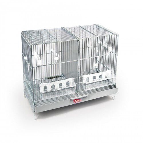 Pedr&oacute;s nova zincado jaula de cr&iacute;a desmontado plateada para p&aacute;jaros, , large Imagen numero 1