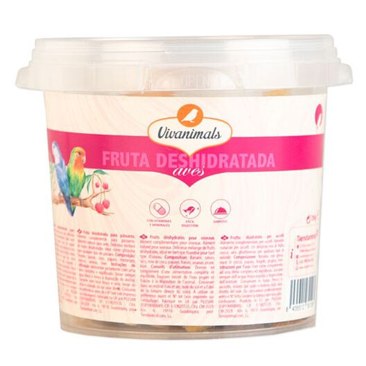 Vivanimals fruta deshidratada para aves image number null