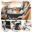 Nobleza Asiento de Coche para Perros Pequeños, Asiento Elevador para Perros con Cojín Reversible y Bolsa de Almacenamiento, Cama Perro Coche Lavable, Adecuada para Uso en Invierno, L58×W56×H33cm, , large indicador imagen numero 3