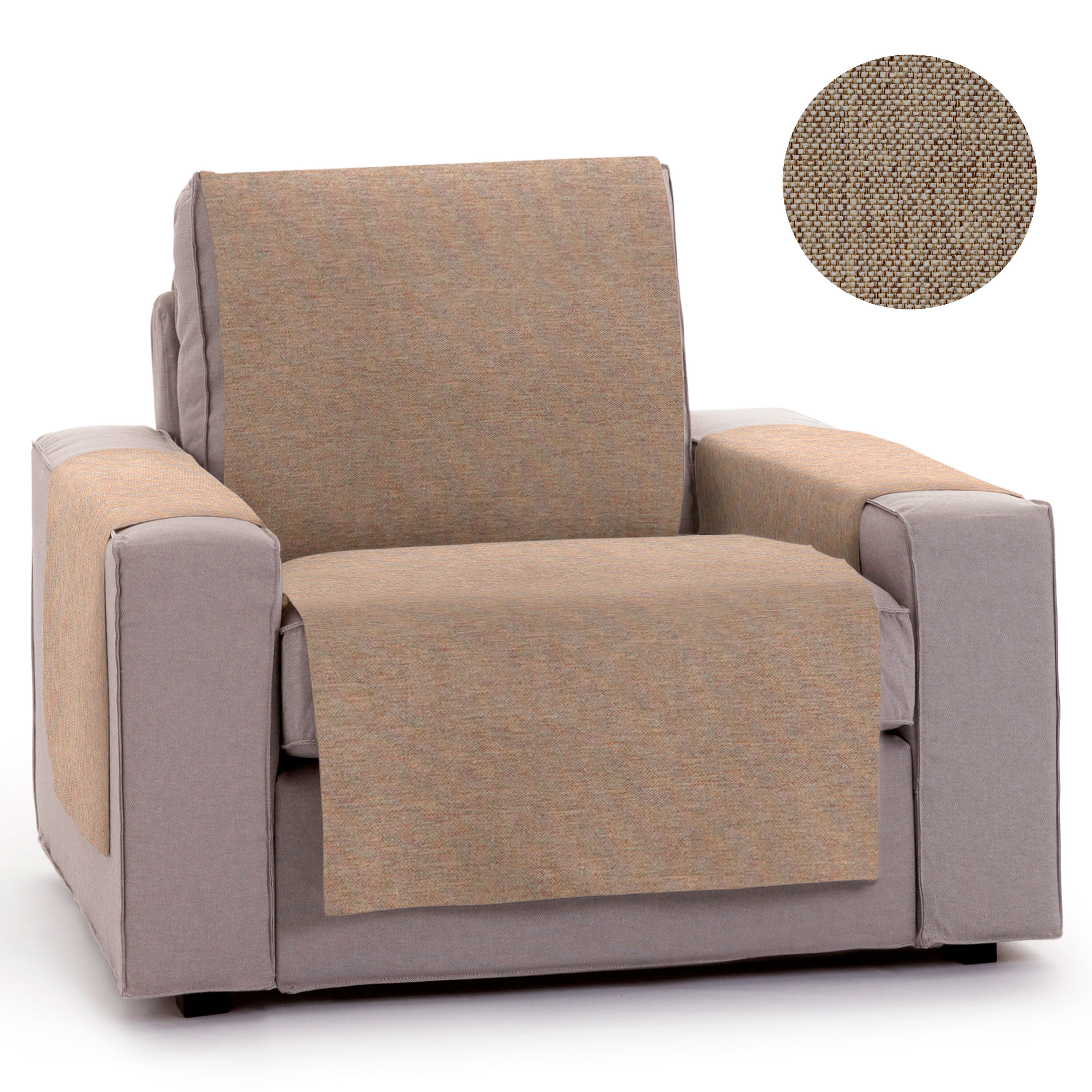 Vipalia Protector Cubre Sof&aacute; 3 Plazas Color Vis&oacute;n Modelo Brisa, , large Imagen numero 7