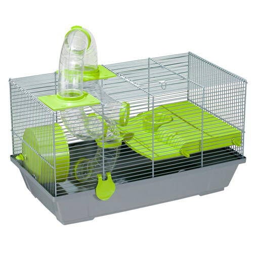 Voltregá Jaula Preta com Túnel para hámsteres rusos