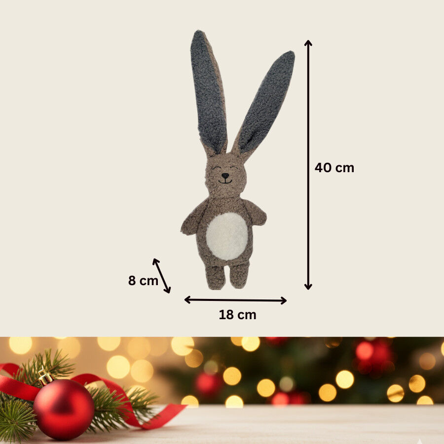 Wonder Christmas Peluche Conejo Navide&ntilde;o para perros, , large Imagen numero 4