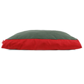 Gauty Cama Tela de sarga rojo y verde para Perros y Gatos