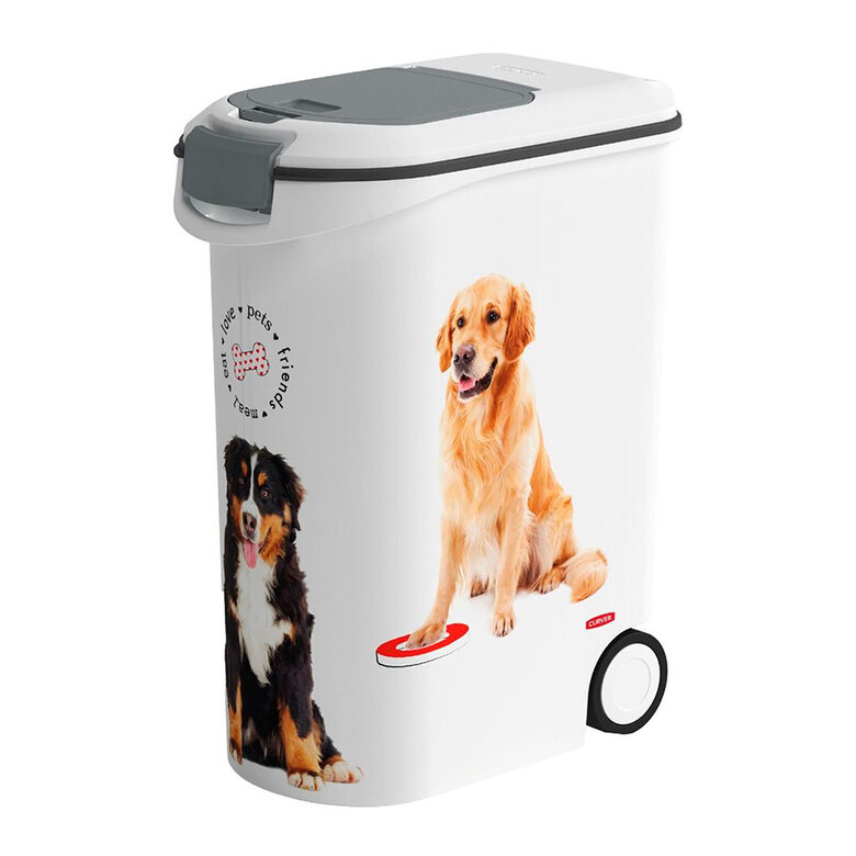 Contenedor de pienso con ruedas para perros de Curver con 12 kg de  capacidad por 29,91€ antes 47,00€!!