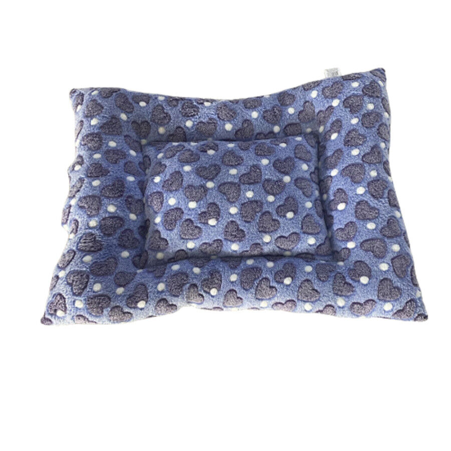 Cama de Mascota Modelo A con Felpa. Modelo Corazones. 60 x 45 cm, , large Imagen numero 1