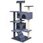 Rascador para gatos poste rascador de sisal color Azul, , large indicador imagen numero 1