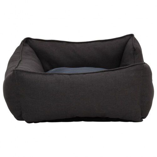 Vidaxl sof&aacute; acolchado rectangular con coj&iacute;n gris oscuro para perros, , large Imagen numero 11