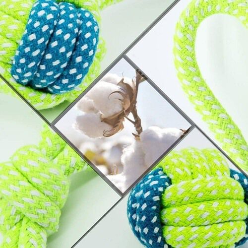 Set juguetes de cuerda para perro color Verde, , large Imagen numero 2